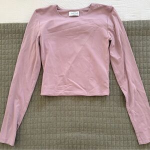 Babaton Contour Mauve Long Sleeve Top from Aritzia